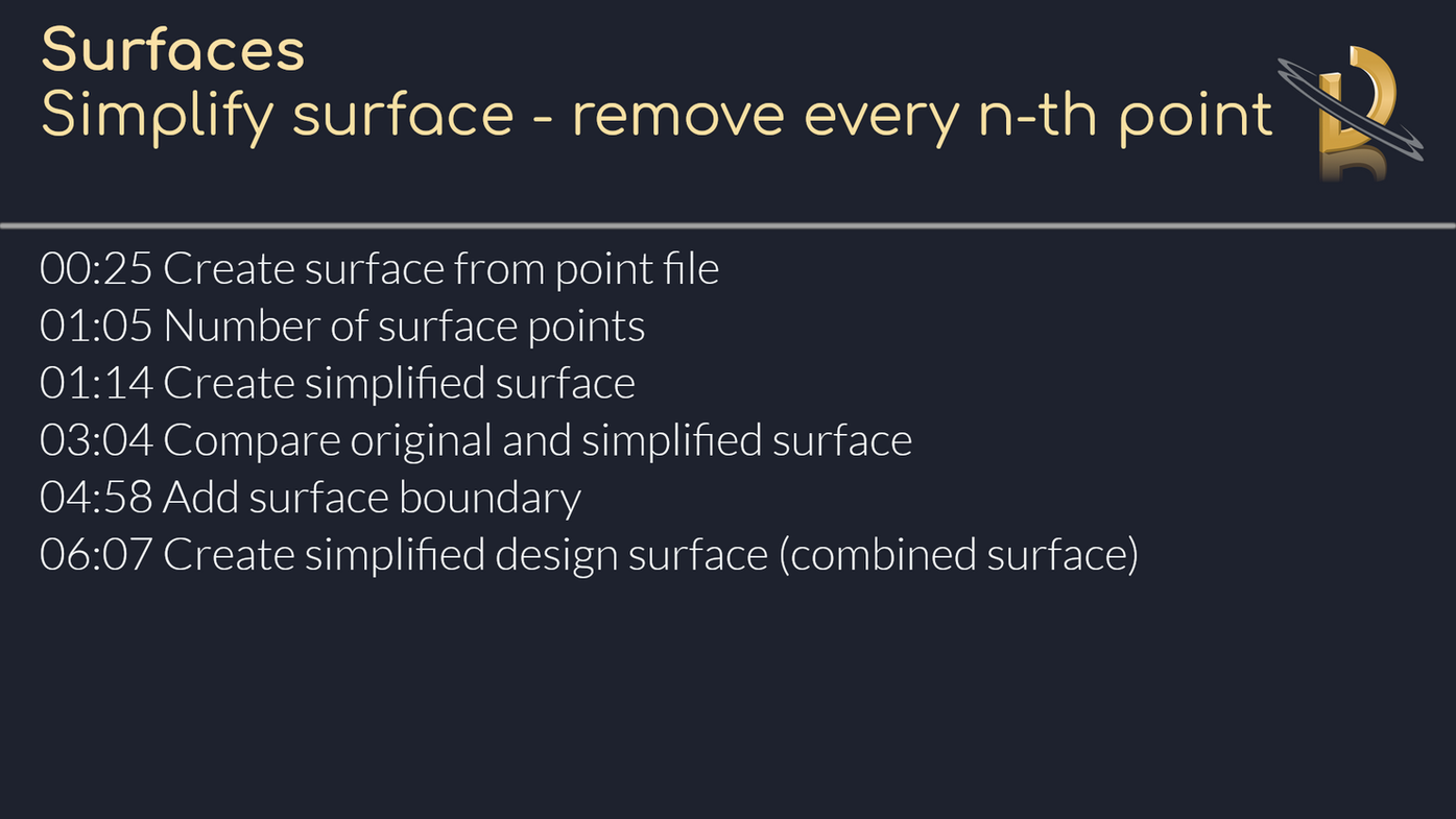 Surfaces-Simplify surface - remove every n-th point